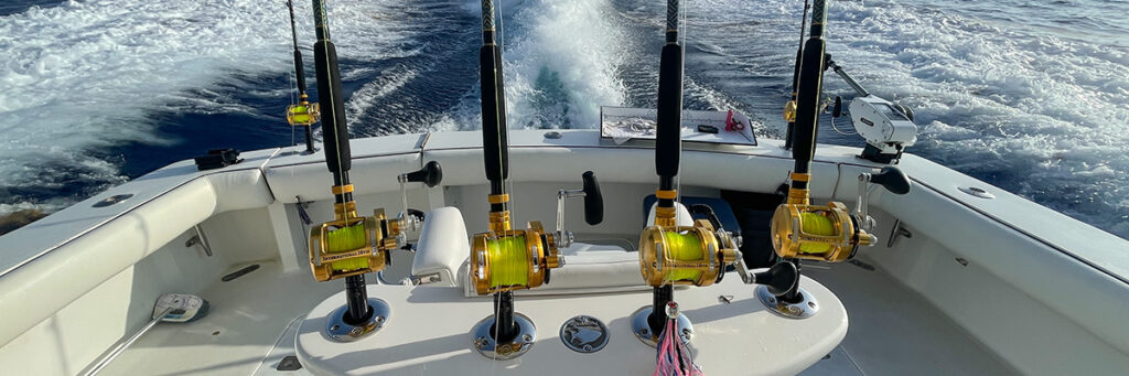 Deep sea fishing reels rods